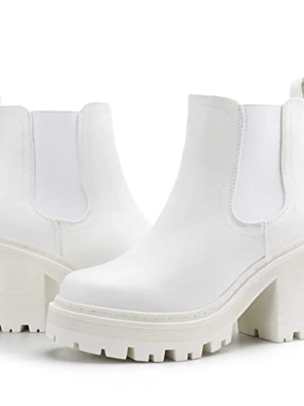 Women's Chelsea Boots Platform Ankle Booties Non-slip Rubber Sole